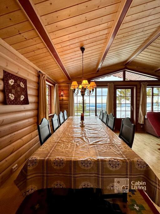Large Cabin Sjusjoen Best View, Sauna, Ski Inout Exterior foto