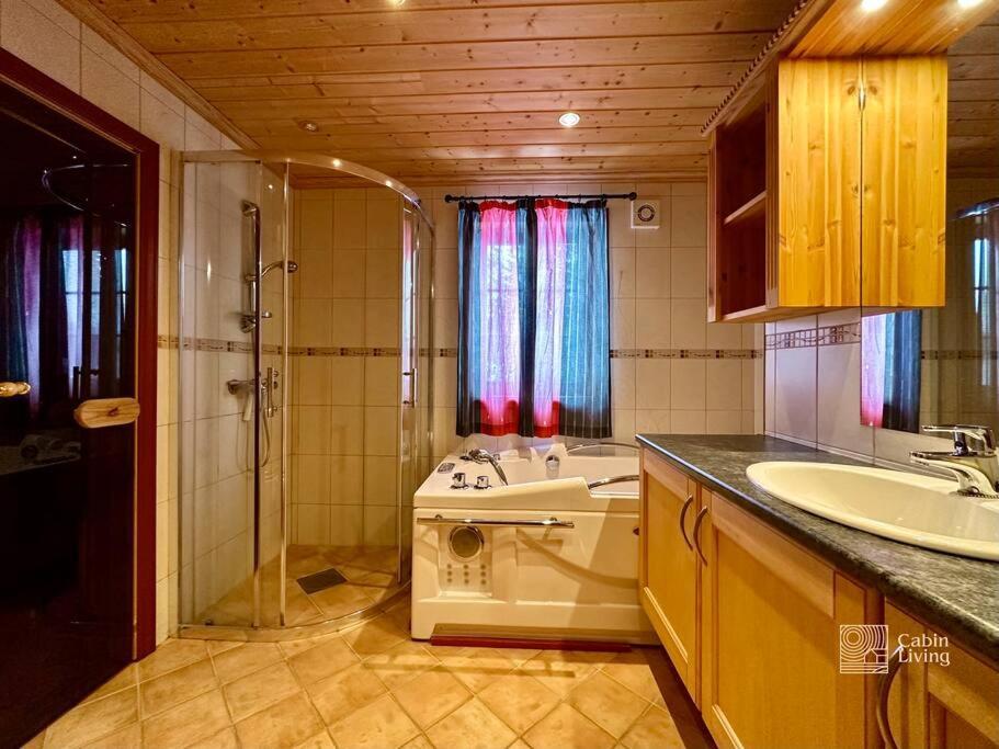 Large Cabin Sjusjoen Best View, Sauna, Ski Inout Exterior foto